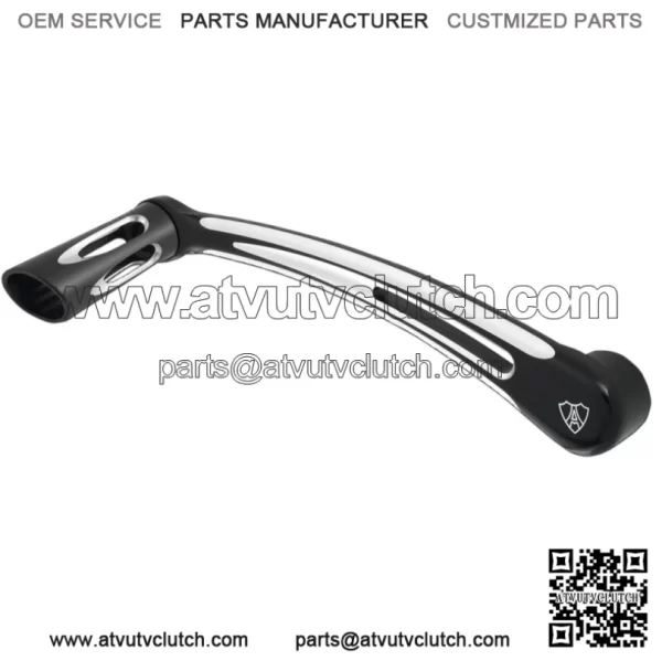 Arlen Ness Deep Cut Solo Shifter Lever Arm Black Billet +1" Harley Big Twin 82+ (For: Harley-Davidson)