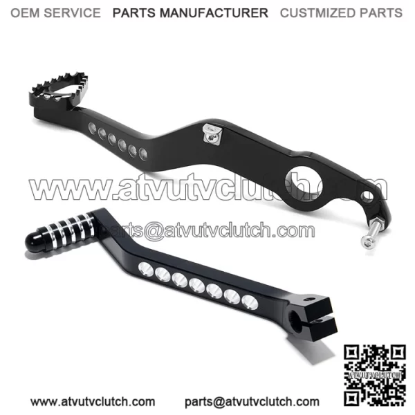 CNC Forged Gear Shift Lever & Brake Pedal For Yamaha Raptor 700 YFM700 2006-2023