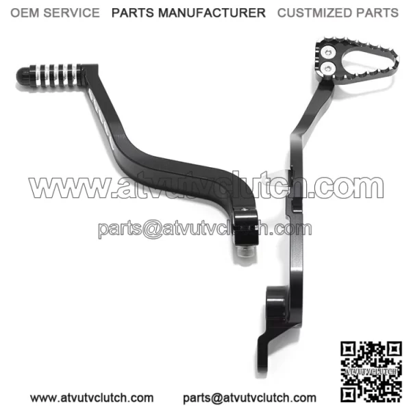CNC Aluminum Gear Shift Lever & Rear Brake Pedal for Suzuki Quadracer 450 LT-R 450 2006-2009