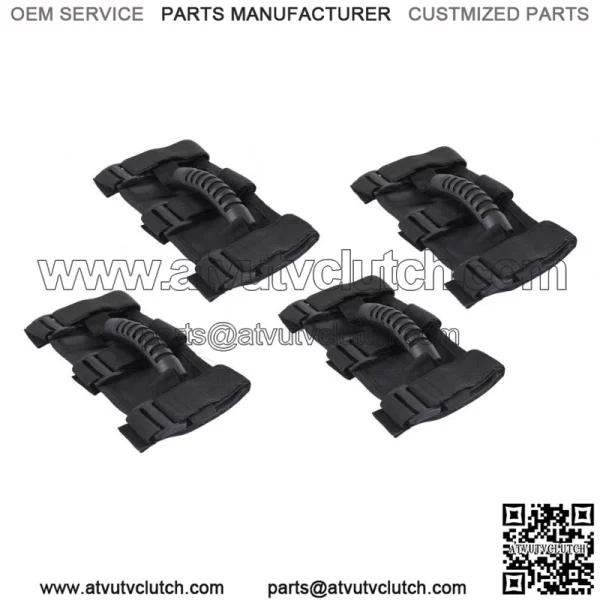 Pair PREMIUM Roll Bar Grab Handle Handles Black for Can-Am Maverick X3 Max R For: More than one vehicle