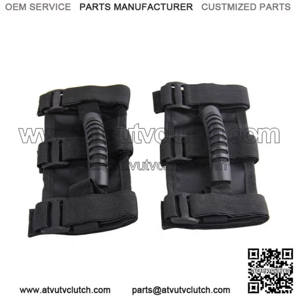 Pair PREMIUM Roll Bar Grab Handle Handles Black for Can-Am Maverick X3 Max R For: More than one vehicle - Image 3