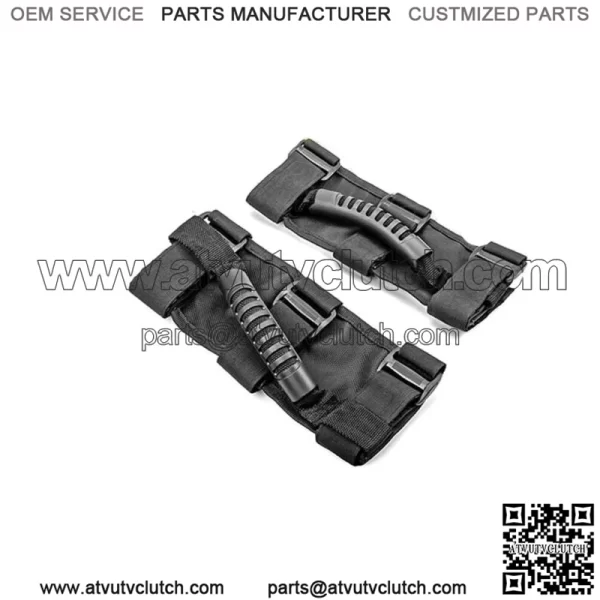 For Honda Pioneer Talon Kawasaki Mule Series 2" - 4" Roll Bar Grab Handles Grips For: More than one vehicle