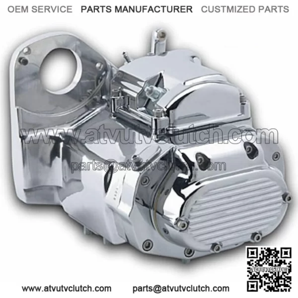 Ultima Polished & Chrome 6-Speed Transmission Trans Evolution Evo Harley Softail (For: Harley-Davidson)