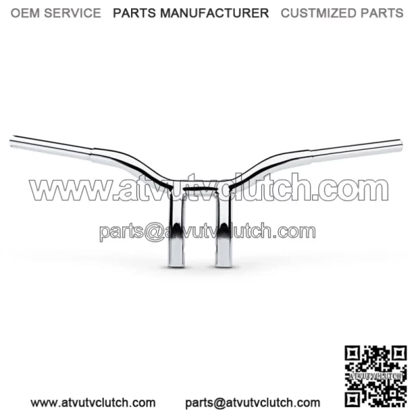 LA Choppers 1 1/4" Chrome Kage Fighter 8" T Bars Pullback Handlebars Harley FXD (For: Harley-Davidson)