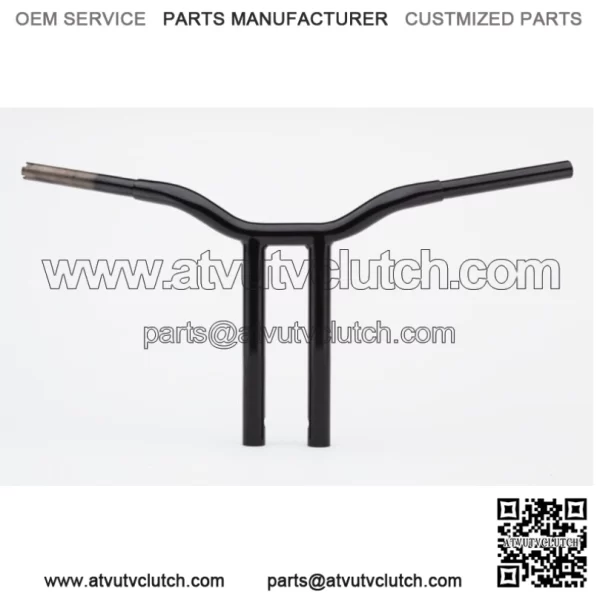 LA Choppers 1 1/4" Black Kage Fighter 10" T Bars Straight Handlebars Harley FXD (For: Harley-Davidson)