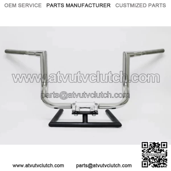 KST Kustoms Polished 10" Patriot Bagger Handlebars Bars Harley Touring Batwing (For: Harley-Davidson)