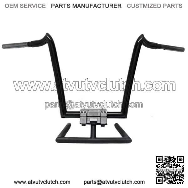 KST Kustoms Gloss Black 16" Renegade Handlebars Bars Harley FLTR Softail Dyna XL (For: Harley-Davidson)