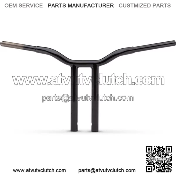 LA Choppers 1 1/4" Black Kage Fighter 12" T Bars Straight Handlebars Harley FXD (For: Harley-Davidson)