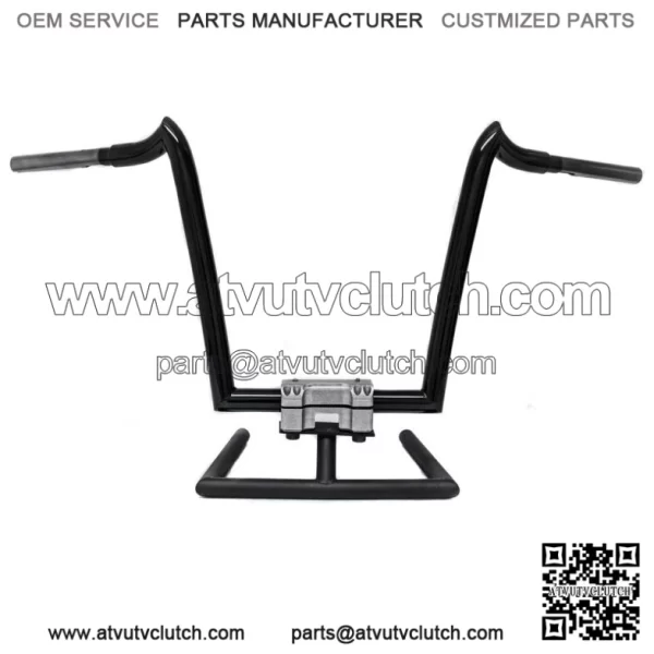 KST Kustoms Satin Black 14" Renegade Handlebars Bars Harley FLTR Softail Dyna XL (For: Harley-Davidson)