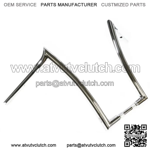 Factory 47 Maddogger Apes Handlebars 18" 1.25" Chrome Harley Road King Softail (For: Harley-Davidson)