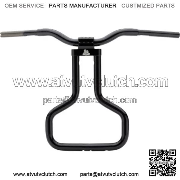 LA Choppers 1 1/4" 18" Black Kage Fighter T-Bar Handlebars Harley Road Glide 15+ (For: Harley-Davidson)