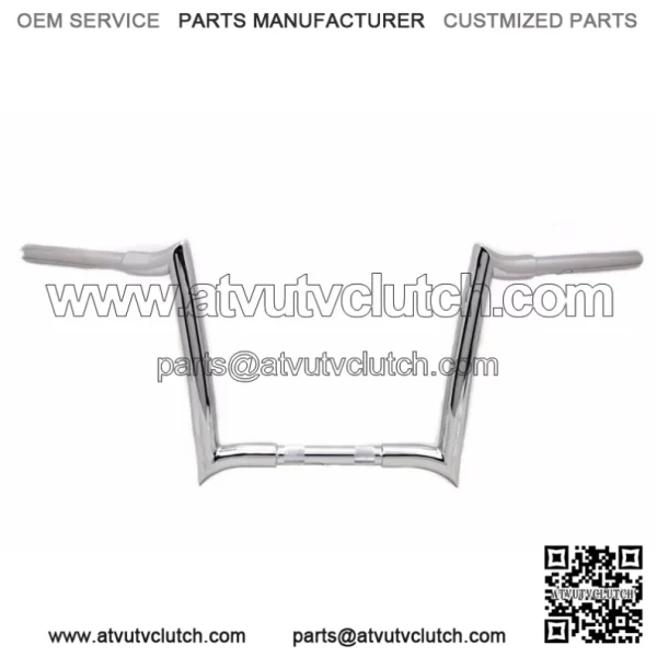 1.25" Chrome 12" Monkey Bagger Bars Bar Apehanger Handlebars Harley Touring FLST (For: Harley-Davidson)
