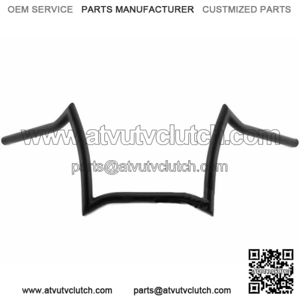 Black 1" Crazy Z Bars Ape Hanger Handlebars Harley Chopper Bobber Custom XL Pan (For: Harley-Davidson)
