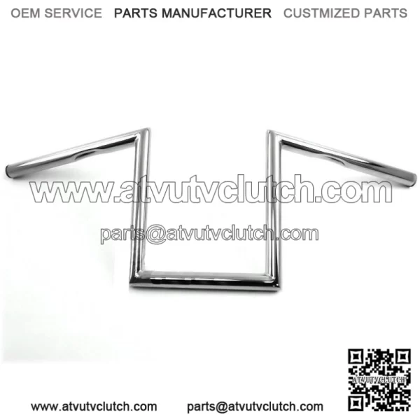 10" Chrome Z Bars Handlebars Mini-Ape Apes Harley Sportster Nightster Iron 72 (For: Harley-Davidson)