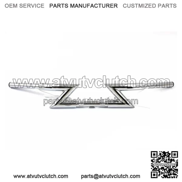Chrome 1-1/4" 1.25 Crazy Z Bars Handlebars Drilled Knurled Harley Chopper Bobber (For: Harley-Davidson)