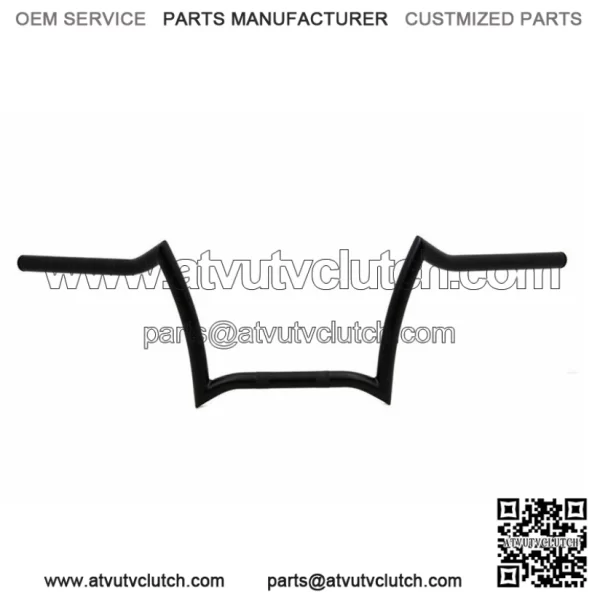 Black 9" Crazy Z Bars Ape Hanger Handlebars Harley Softail Dyna Sportster FXR (For: Harley-Davidson)