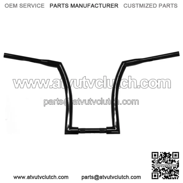 16" Black Fat Monster Ape-Hanger Apes Handlebars Harley Softail Dyna Sportster (For: Harley-Davidson)