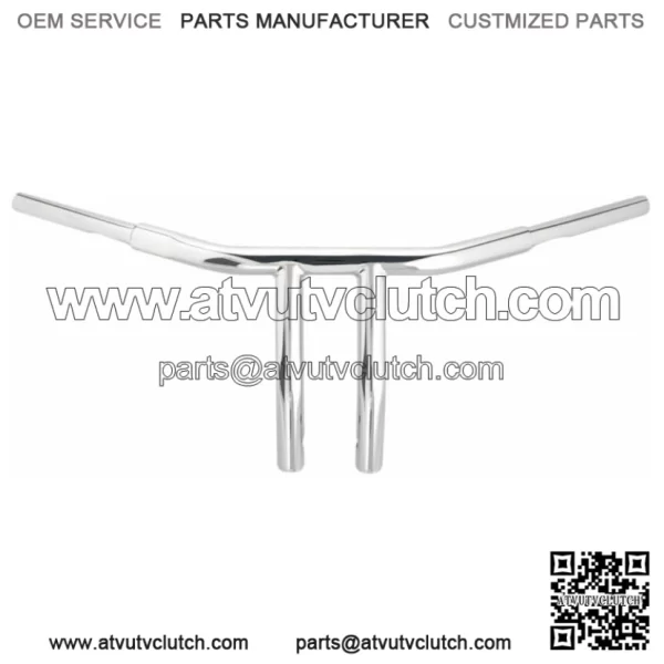 8 1/2" Rise Chrome Pullback Drag Bars Handlebars Harley Softail Dyna Sportster (For: Harley-Davidson)