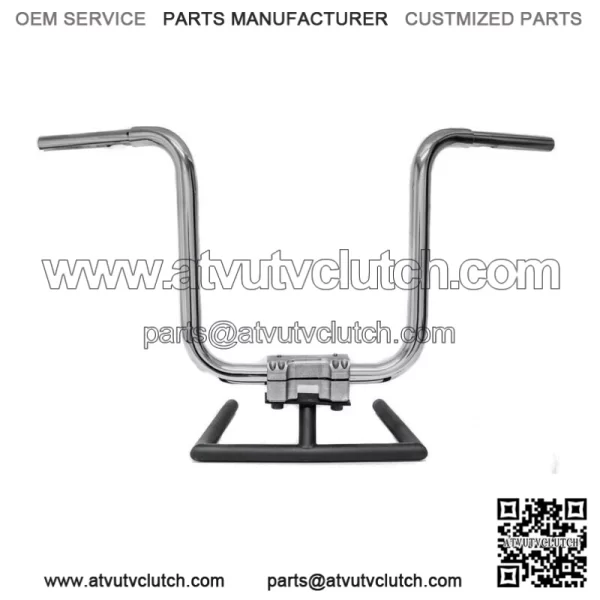 KST Kustoms Polished 14 Straight Jacket Handlebars Bars Harley FLTR Softail Dyna (For: Harley-Davidson)