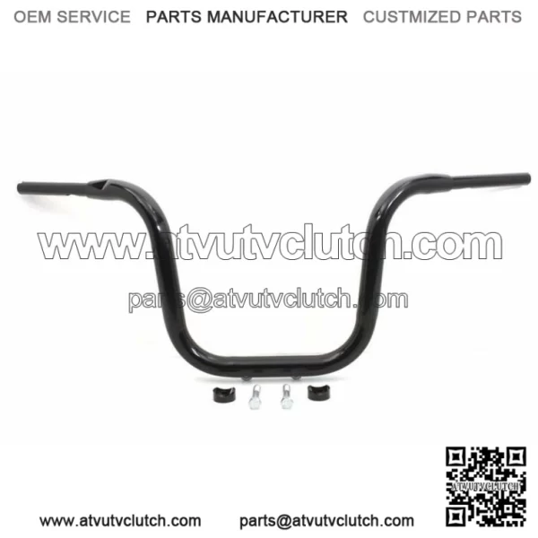 Black 1-1/2" Road Glide 12" Multi Riserless Apes Apehangers Handlebars Harley (For: Harley-Davidson)