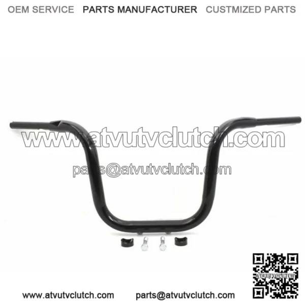 Black 1-1/2" Road Glide 14" Multi Riserless Apes Apehangers Handlebars Harley (For: Harley-Davidson)