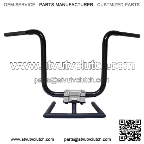 KST Kustoms Satin Black 14" Straight Jacket Handlebars Harley FLTR Softail Dyna (For: Harley-Davidson)