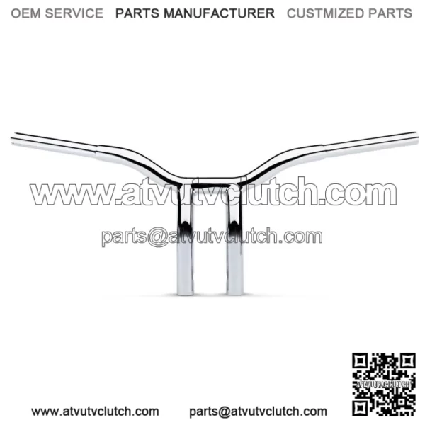 LA Choppers 1 1/4" Chrome Kage Fighter 10" T Bars Pullback Handlebars Harley FXD (For: Harley-Davidson)
