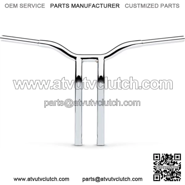 LA Choppers 1 1/4" Chrome Kage Fighter 14" T Bars Pullback Handlebars Harley FXD (For: Harley-Davidson)