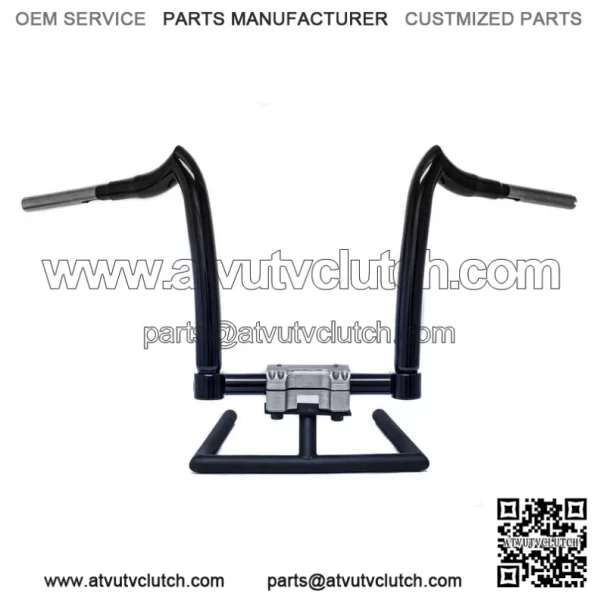 KST Kustoms Gloss Black 14" Spearhead Handlebars Bars Harley Road King Glide 1.5 (For: Harley-Davidson)