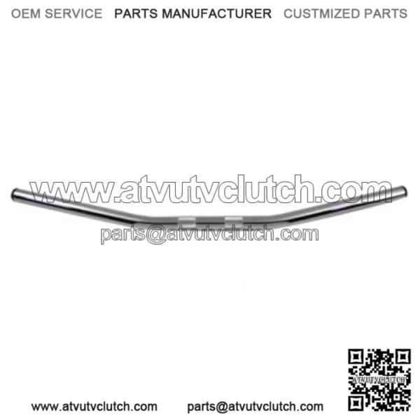 Chrome 30" Drag Bar Handlebar Dimpled Indented Harley Sportster Dyna Chopper XL (For: Harley-Davidson)