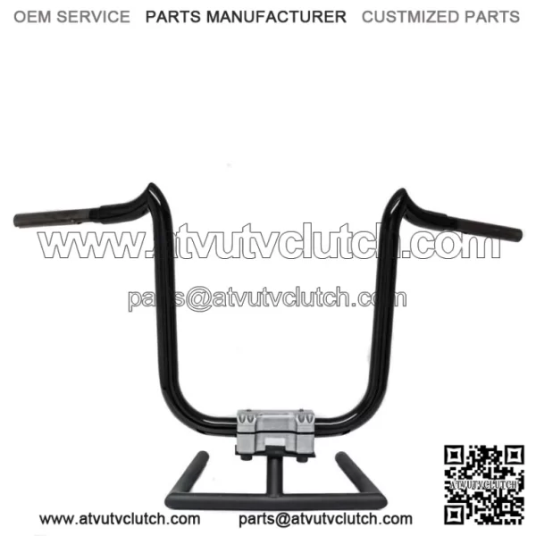 KST Kustoms Satin Black 12 Double Trouble Handlebars Bars Harley RG Softail Dyna (For: Harley-Davidson)