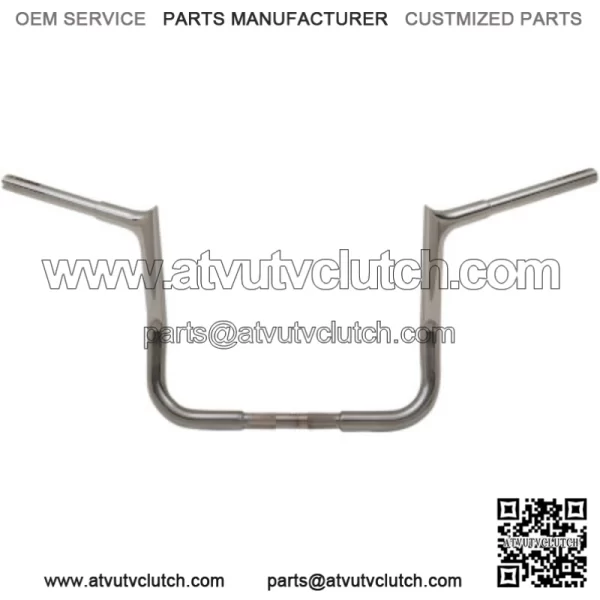 Fat Baggers FBI EZ Install Pointed 1 1/4 Chrome 12 Handlebars Harley Touring 86+ (For: Harley-Davidson)