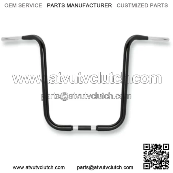 Burly Brand Black 18" 1.25 Gorilla Ape Hangers Handlebars Harley Softail Dyna XL (For: Harley-Davidson)