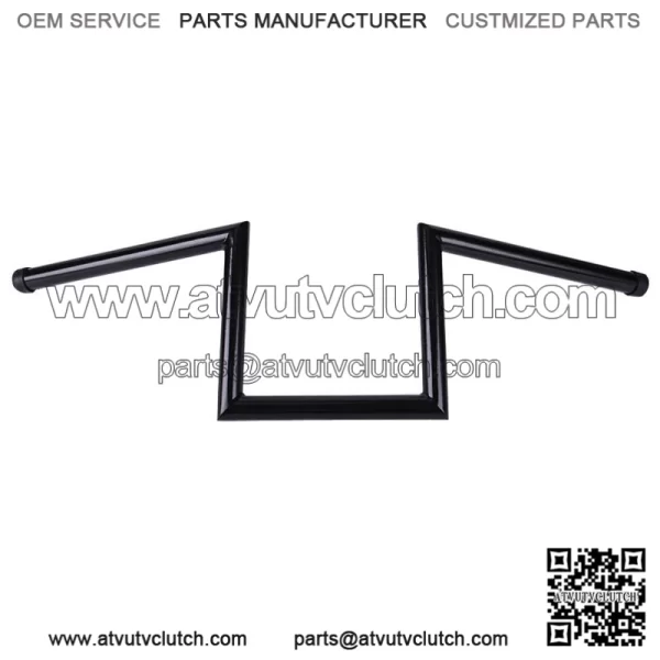 8" Rise 1" 25mm Drag Z-Bar Handlebar For Harley Sportster XL 883 1200 Iron 48 72 (For: Harley-Davidson)