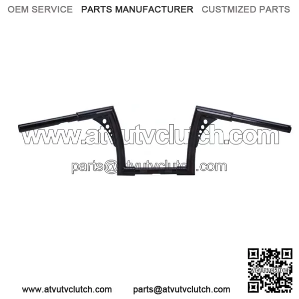 1-1/4" Fat Bar 10" Rise Hangers Handlebar For Harley Dyna Softail Custom (For: Harley-Davidson)