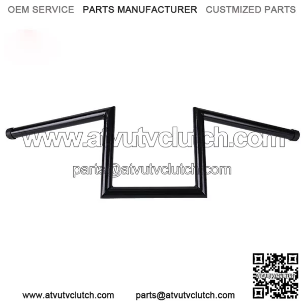 8" Rise 1" Drag Z-Bar Bars Handlebar For Harley Honda Suzuki Kawasaki Universal (For: Harley-Davidson)