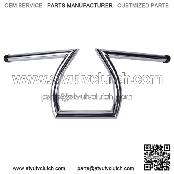 Chrome Motorcycle Drag Bars 1" Handlebars for Harley Sportster XL 883 1200 Dyna (For: Harley-Davidson)