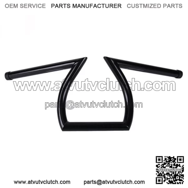 1" Hanger Z-Bar Handlebar Drag Bars For Harley Sportster XL 883 1200 Custom (For: Harley-Davidson)