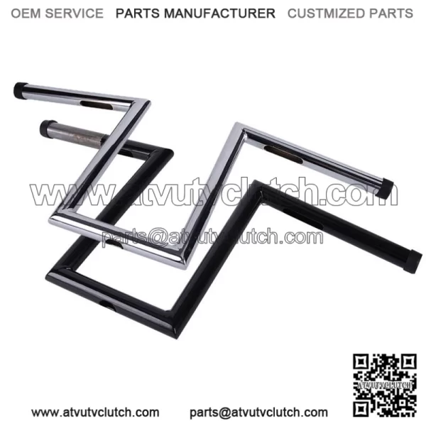 10-1/2" Rise 1" Hanger Drag Bar Handlebars For Harley Softail Dyna Sportster