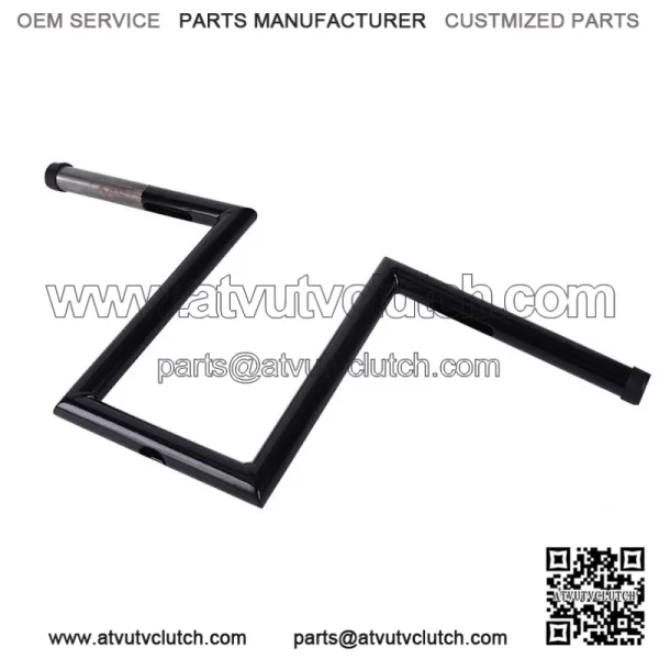 Motorcycle 1" Z-Bar Bars 10-1/2" Rise Handlebar For Harley Chopper Bobber Custom (For: Harley-Davidson)