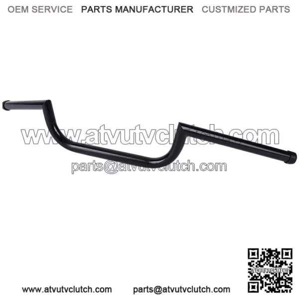 Black 7/8" Inch Motorcycle Drag Bars Handlebars For Harley Chopper Bobber Custom