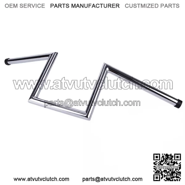 8" Rise Hanger 1" Drag Z Bars Handlebar For Harley Sportster Softail Dyna (For: Harley-Davidson)