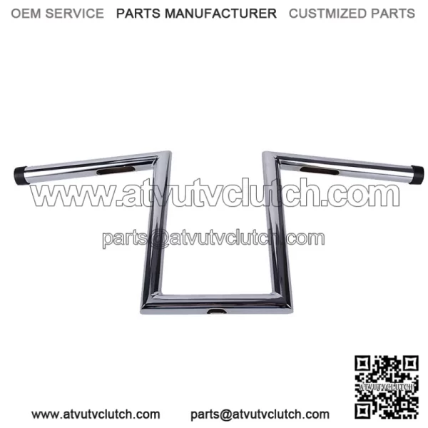 10-1/2" Rise Hanger Z-Bar Handlebar For Harley Dyna Sportester XL 883 1200 (For: Harley-Davidson)