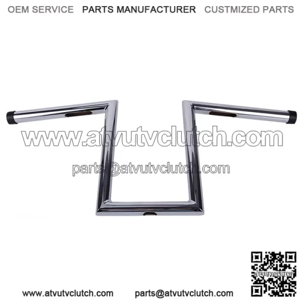 10-1/2" Rise 1" Hangers Z-Bars Handlebars For Harley Sportster XL 883 1200 (For: Harley-Davidson)