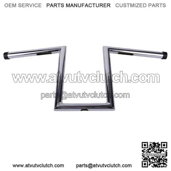 10-1/2" Rise Hanger Z-Bar Handlebar For Harley Softail Dyna Sportester XL (For: Harley-Davidson)