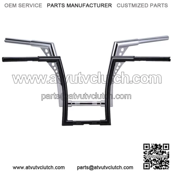 10" 12" 14" 16" Rise Hanger Bar Handlebars For Harley Dyna Sportster XL 883 (For: Harley-Davidson)