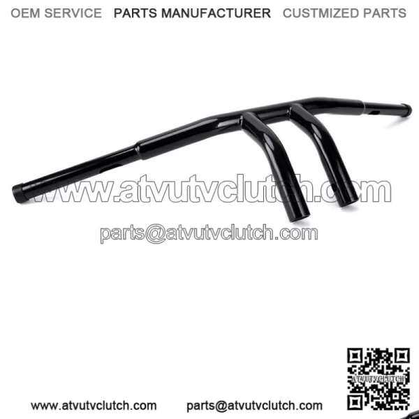 8" Rise Drag T-Bars Handlebars 1-1/4" Fat Bar For Harley Touring Dyna Softail (For: Harley-Davidson)