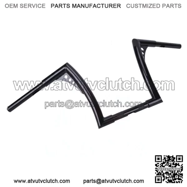 12" Rise Fat Hanger Bars Handlebar For Harley Sportster XL 883 1200 Softail (For: Harley-Davidson)