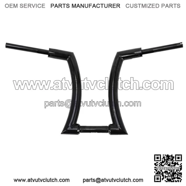 Black 16" Rise Hangers Handlebars For Harley Touring Dyna Softail Sportster (For: Harley-Davidson)