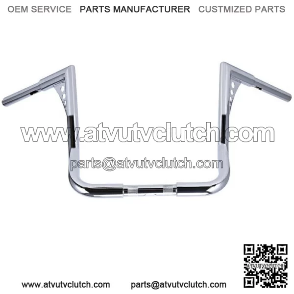 Chrome 14" Rise Hangers Bars Handlebars Fit For Harley Touring Electra Glide (For: Harley-Davidson)